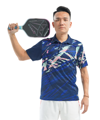 Kaiwin Smash Men's Pickleball Polo Jersey