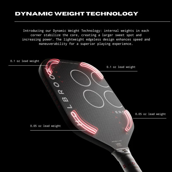 Holbrook Pro Pickleball Racket - Aero Kevlar T 16mm