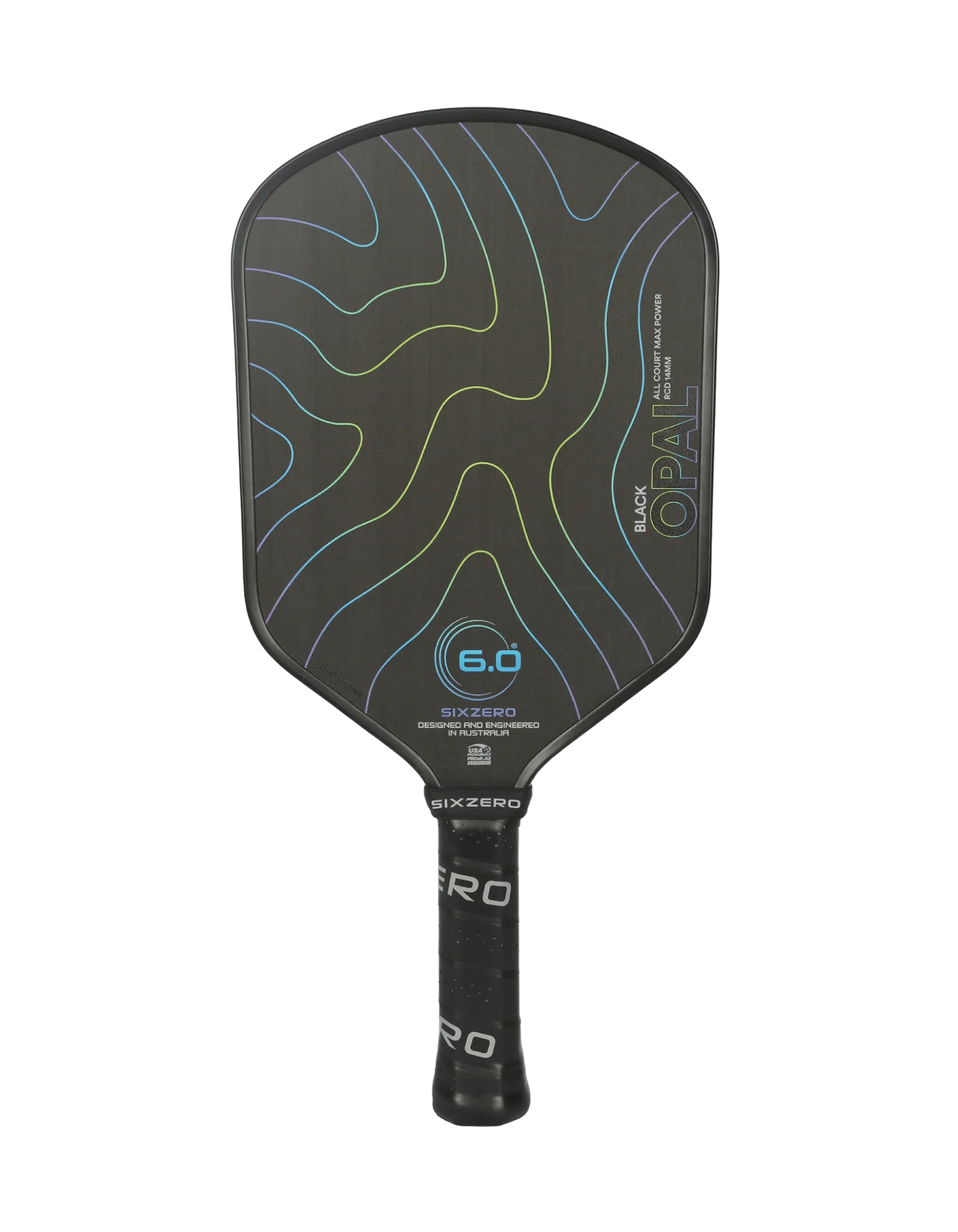 Pickleball Six Zero Black Opal racket