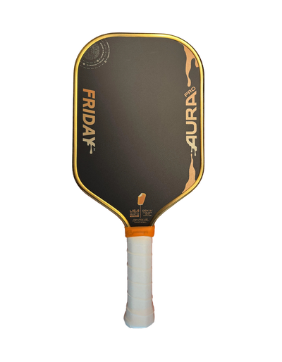 Pickleball Paddle Friday AURA PRO Metallic Orange Creamsicle Kit Colorway