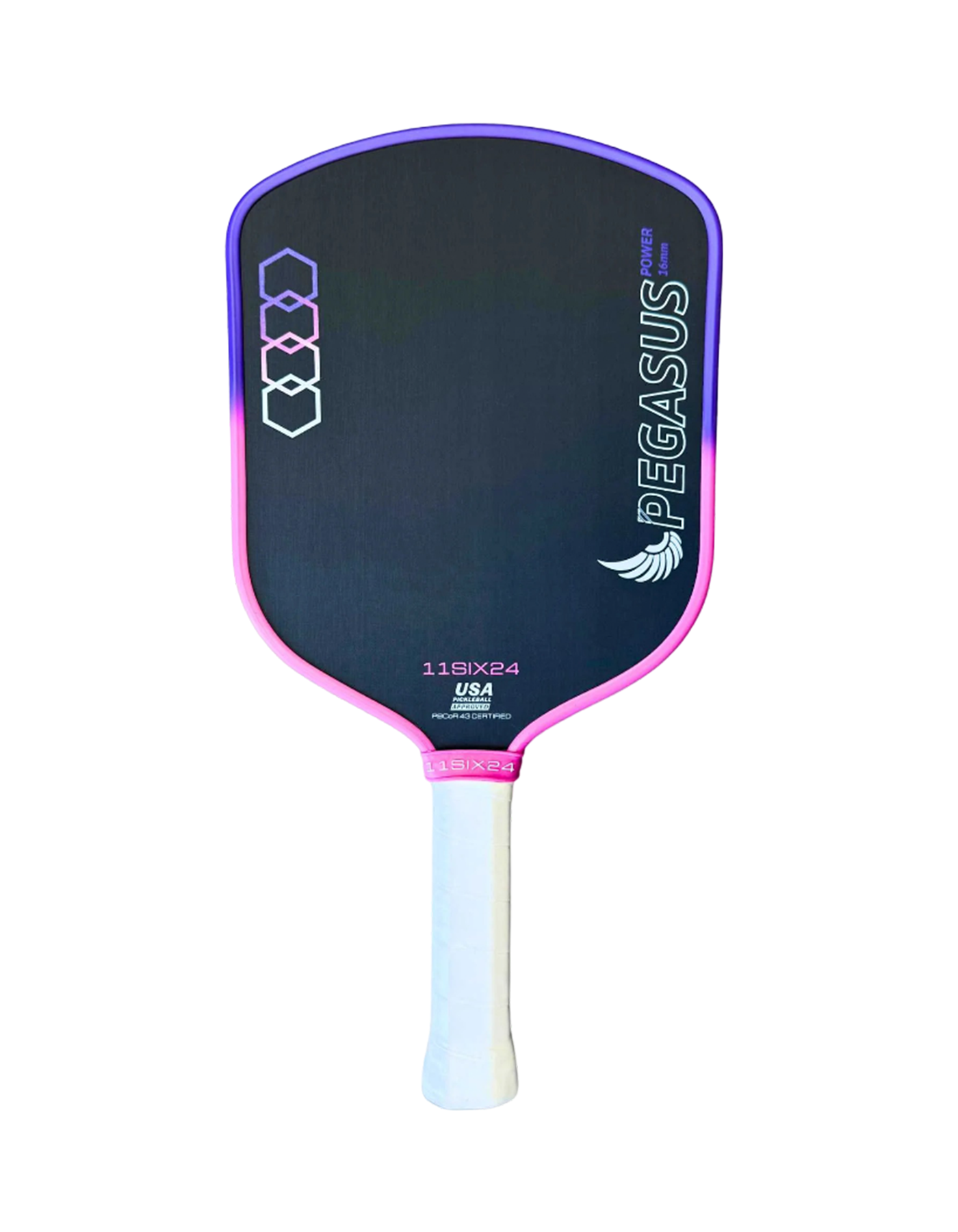 Pickleball racket 11Six24 Pegasus Power Royal Burst