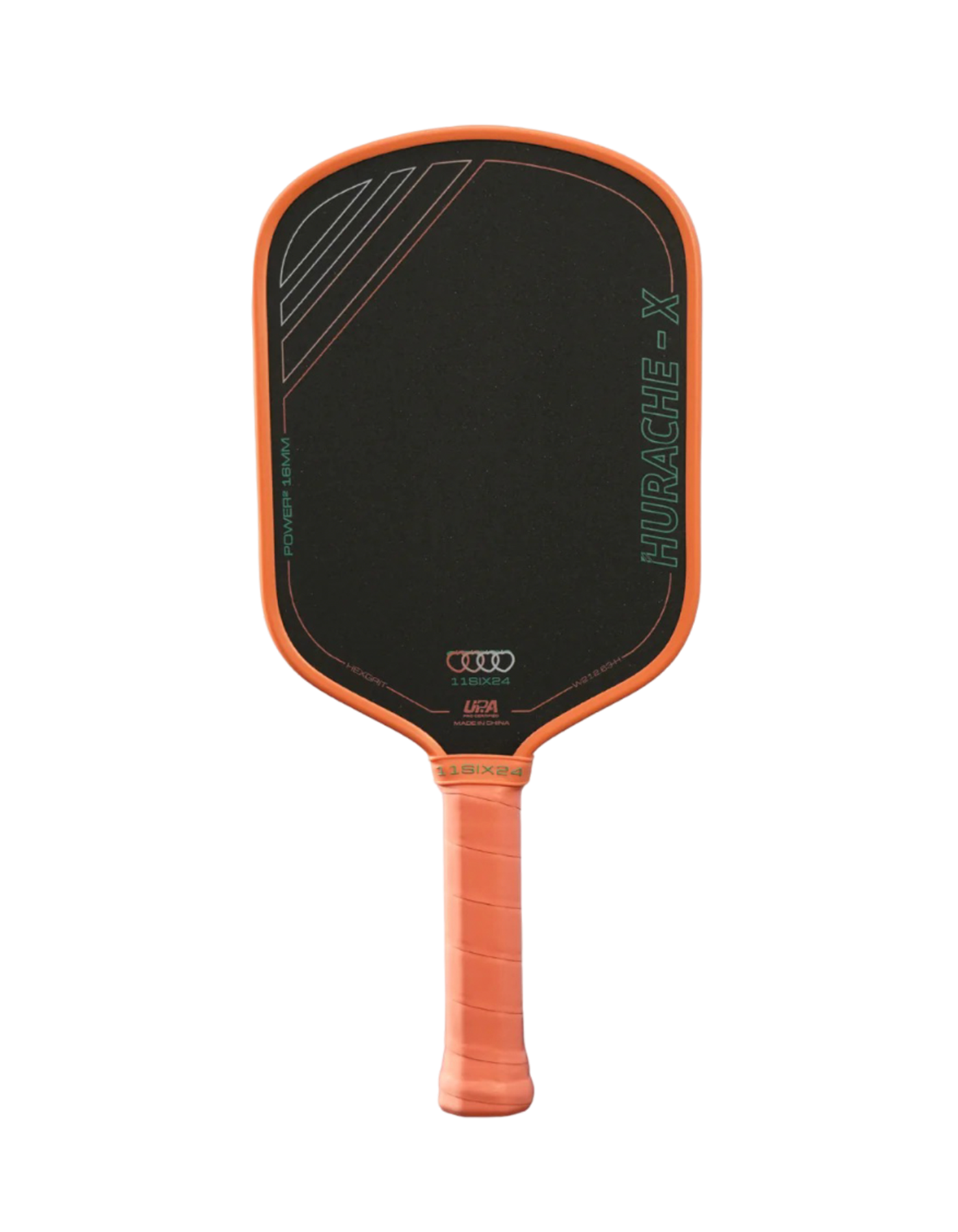 11Six24 Hurache-X Power 2 Pickleball Paddle | Peach Edition