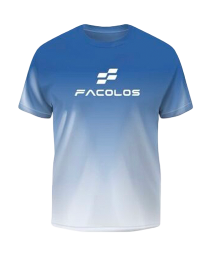 Authentic Facolos Gradient Tee Pickleball Jersey