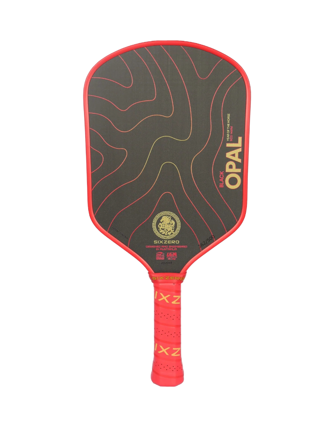 Six Zero Black Opal Pickleball Paddle - 2026 Stallion Edition