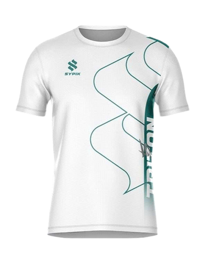 Sypik Triton 5 Pickleball Jersey - White Edition
