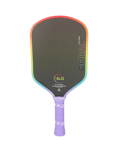 Vợt Pickleball Six Zero Coral Rainbow Standard