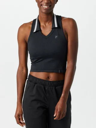 Pickleball Fila Women's Casa Seamless Polo Tank Outfit