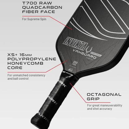 Selkirk Vanguard Control Pickleball Racket - Invikta
