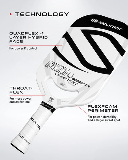 Selkirk Vanguard Power Air Pickleball Racket - S2