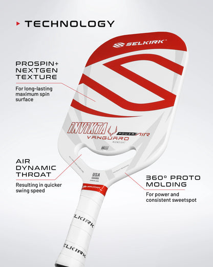 Selkirk Vanguard Power Air Pickleball Racket - S2