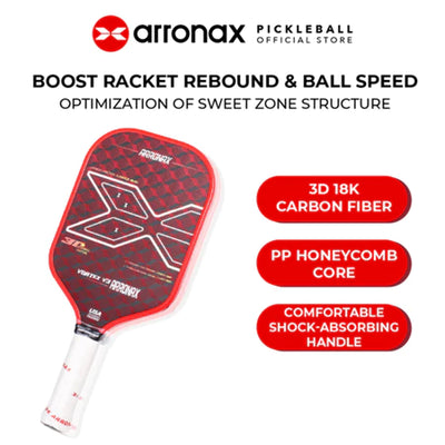 Arronax Vortex V3 Pickleball Racket