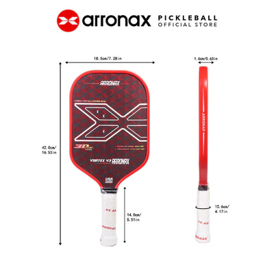 Arronax Vortex V3 Pickleball Racket