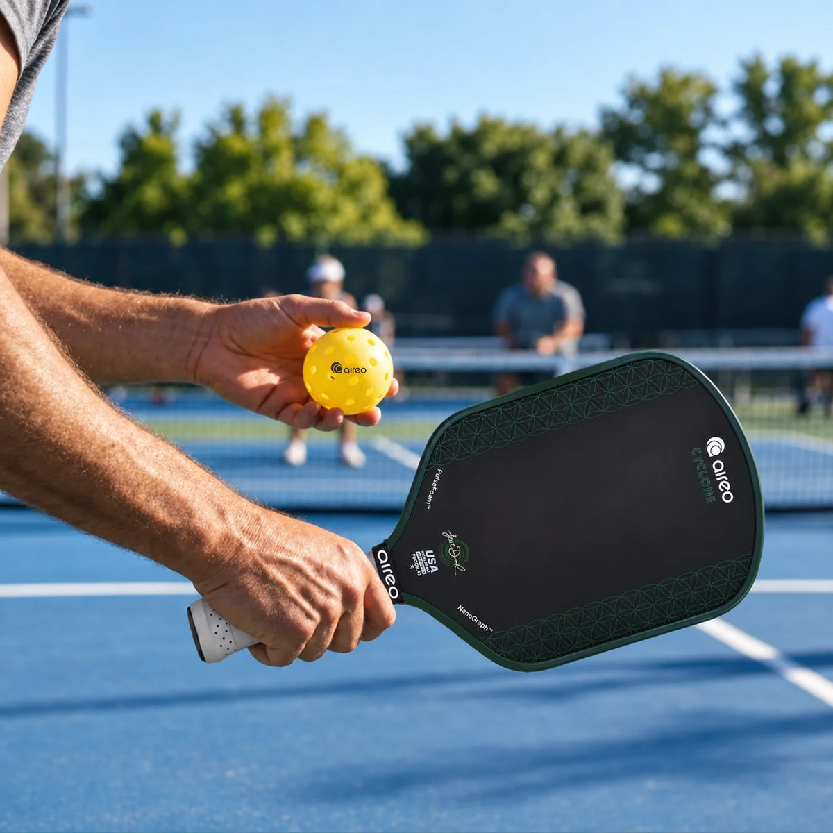 Vợt Pickleball AIREO Cyclone Flower of Life Hybrid