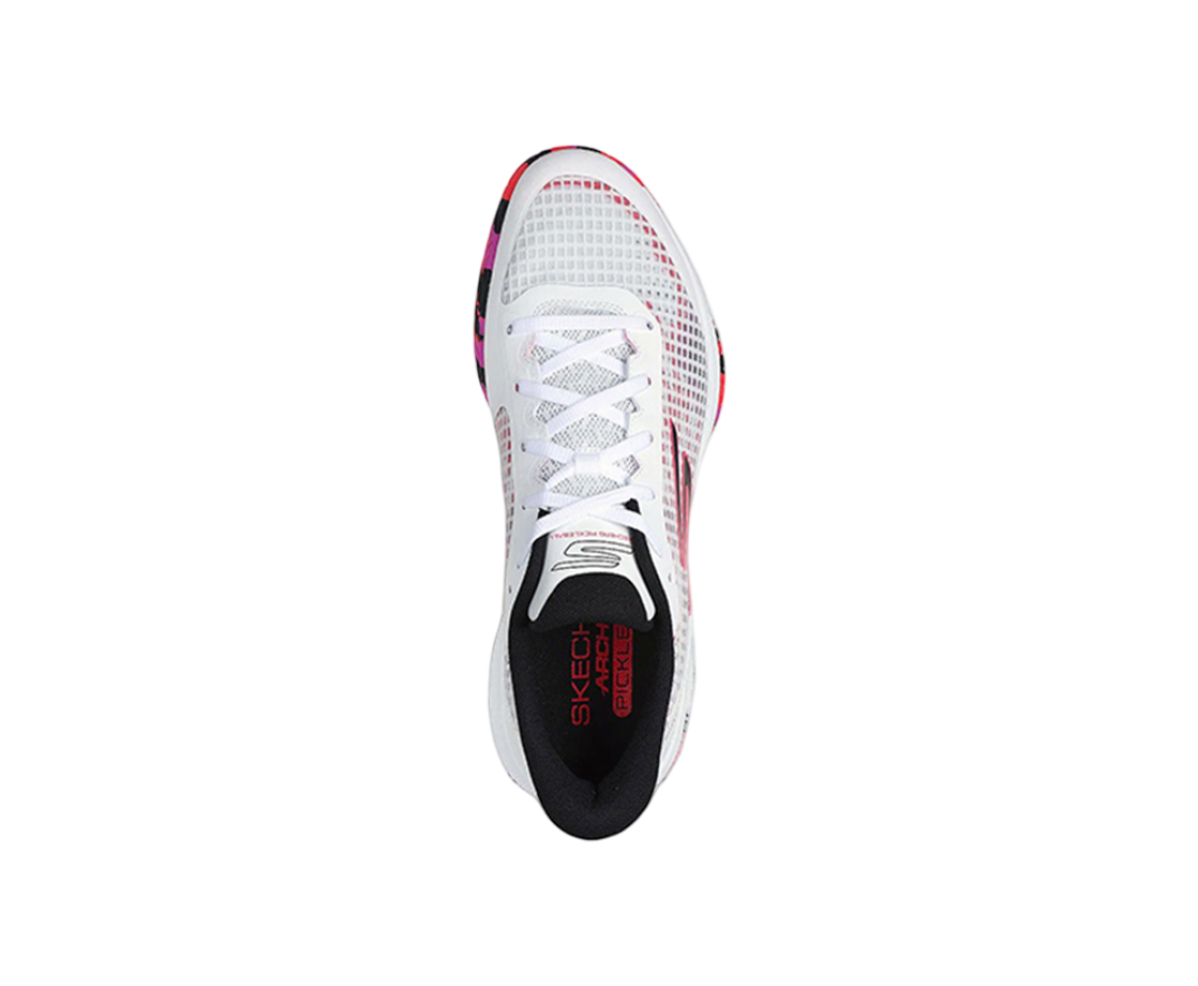 Giày Pickleball Sketcher GO Pickleball Viper Court Pro 2.0 (Trắng Hồng)