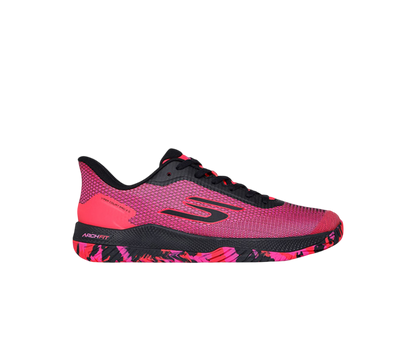 Giày Pickleball Sketcher GO Pickleball Viper Court Pro 2.0 (Hồng Đen Tuyền)