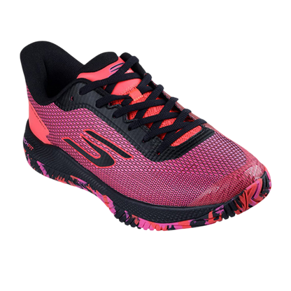 Giày Pickleball Sketcher GO Pickleball Viper Court Pro 2.0 (Hồng Đen Tuyền)