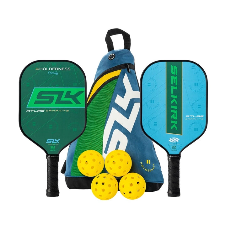 Pickleball racket SLK by Selkirk x The Holderness Family