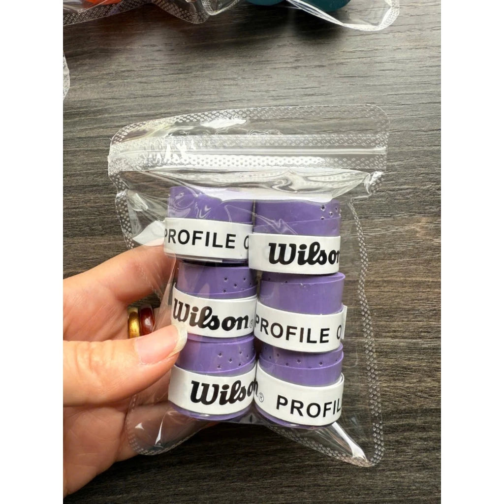 WILSON Profile Pickleball Grips with Sweat Holes (Set of 6)