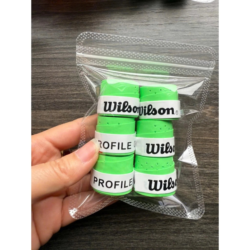 WILSON Profile Pickleball Grips with Sweat Holes (Set of 6)