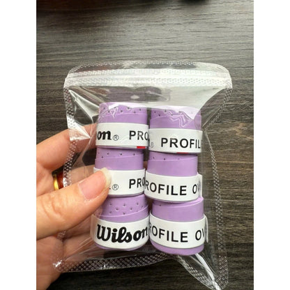 WILSON Profile Pickleball Grips with Sweat Holes (Set of 6)