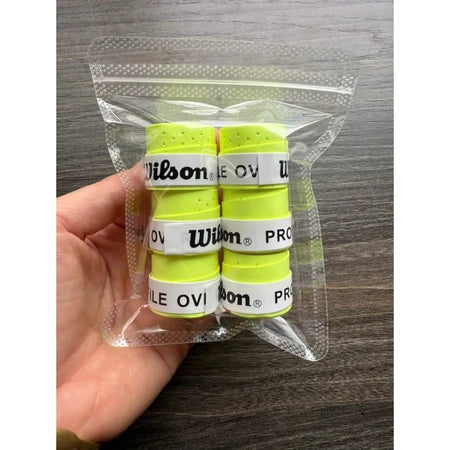 WILSON Profile Pickleball Grips with Sweat Holes (Set of 6)