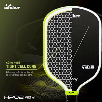 Zocker Happy HP02 Gen 2 Pickleball Paddle