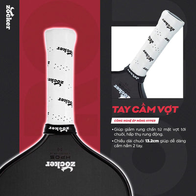 Zocker HP05 Pro Series Control Pickleball Paddle