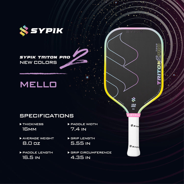 Sypik Triton Pro Tour Gen 2 Pickleball Racket