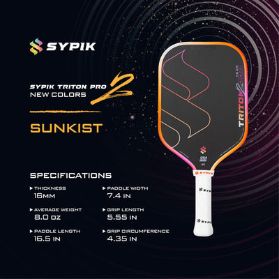 Sypik Triton Pro Tour Gen 2 Pickleball Racket