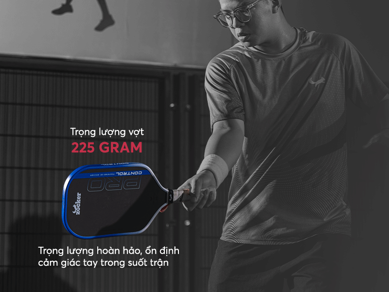 Vợt Pickleball Zocker Pro Control