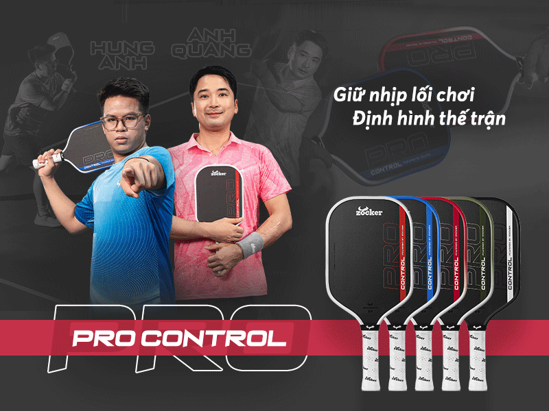 Vợt Pickleball Zocker Pro Control