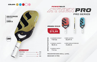 Sypik Athen Pro Pickleball Paddle