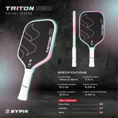 Sypik Triton Pro Tour Pickleball Racket