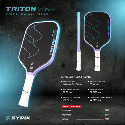 Sypik Triton Pro Tour Pickleball Racket
