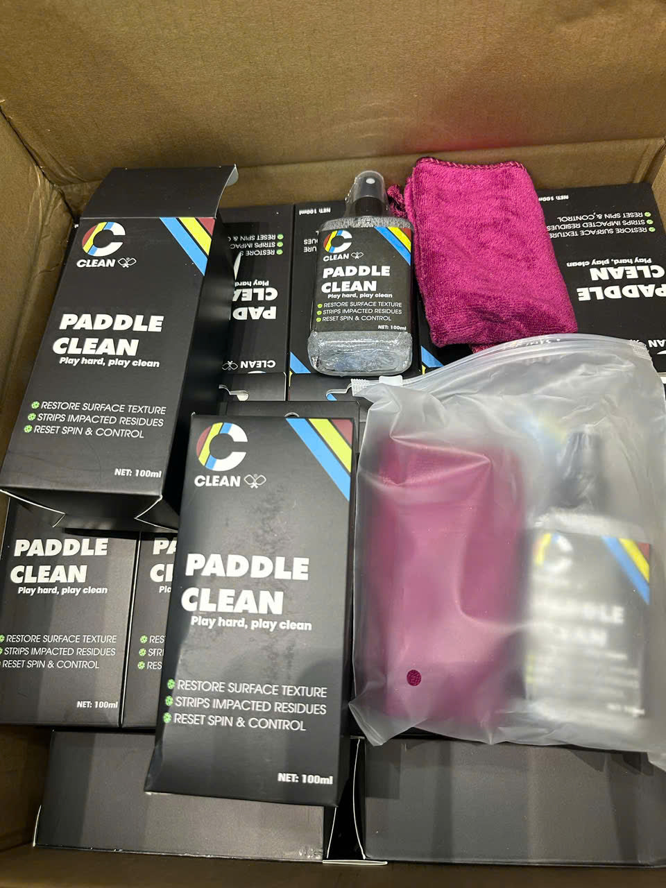 Bộ vệ sinh mặt vợt Pickleball Paddle Clean