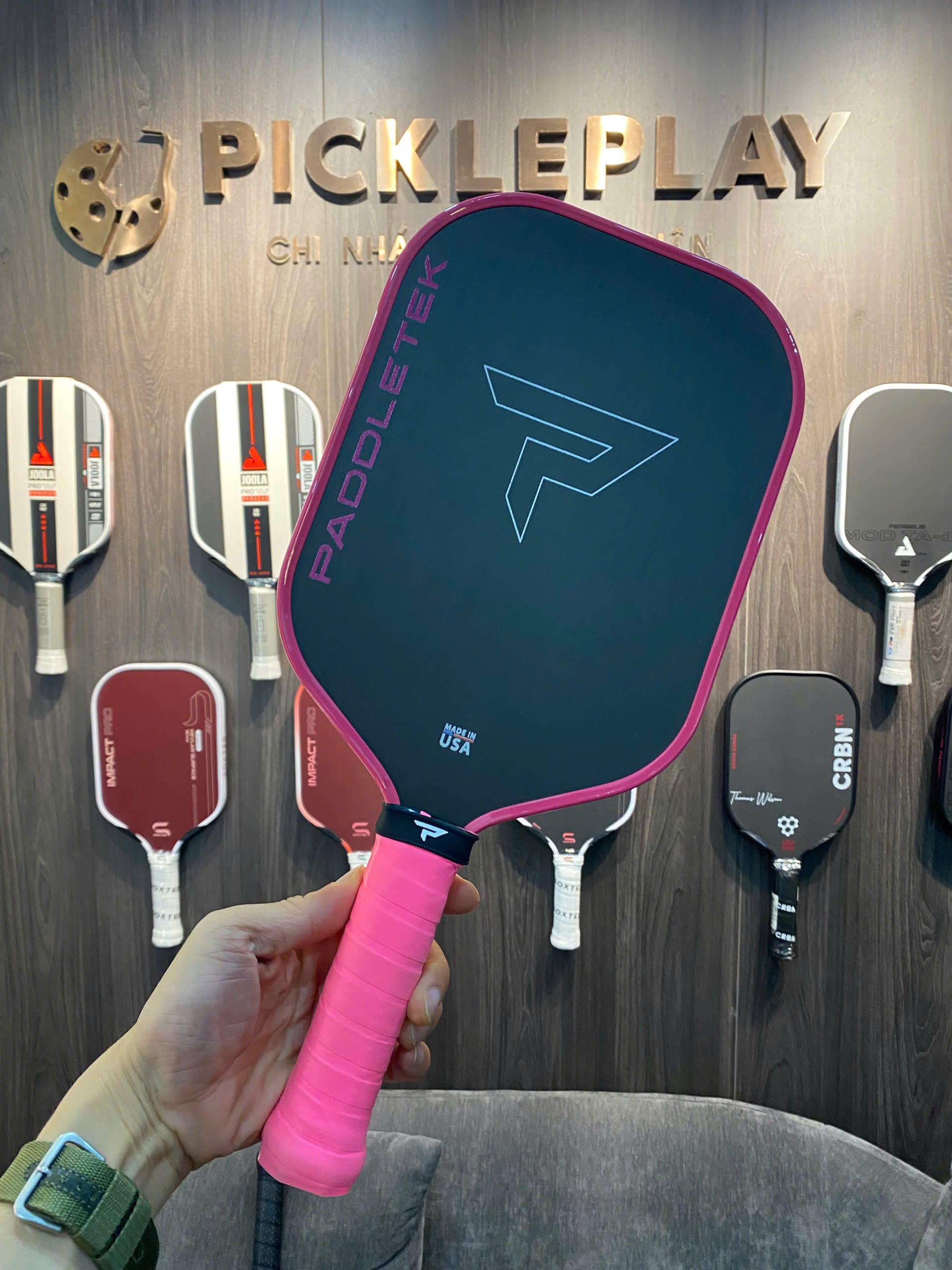 Thanh lý vợt Paddletek TKO-CX 14.3mm đánh 2 tuần