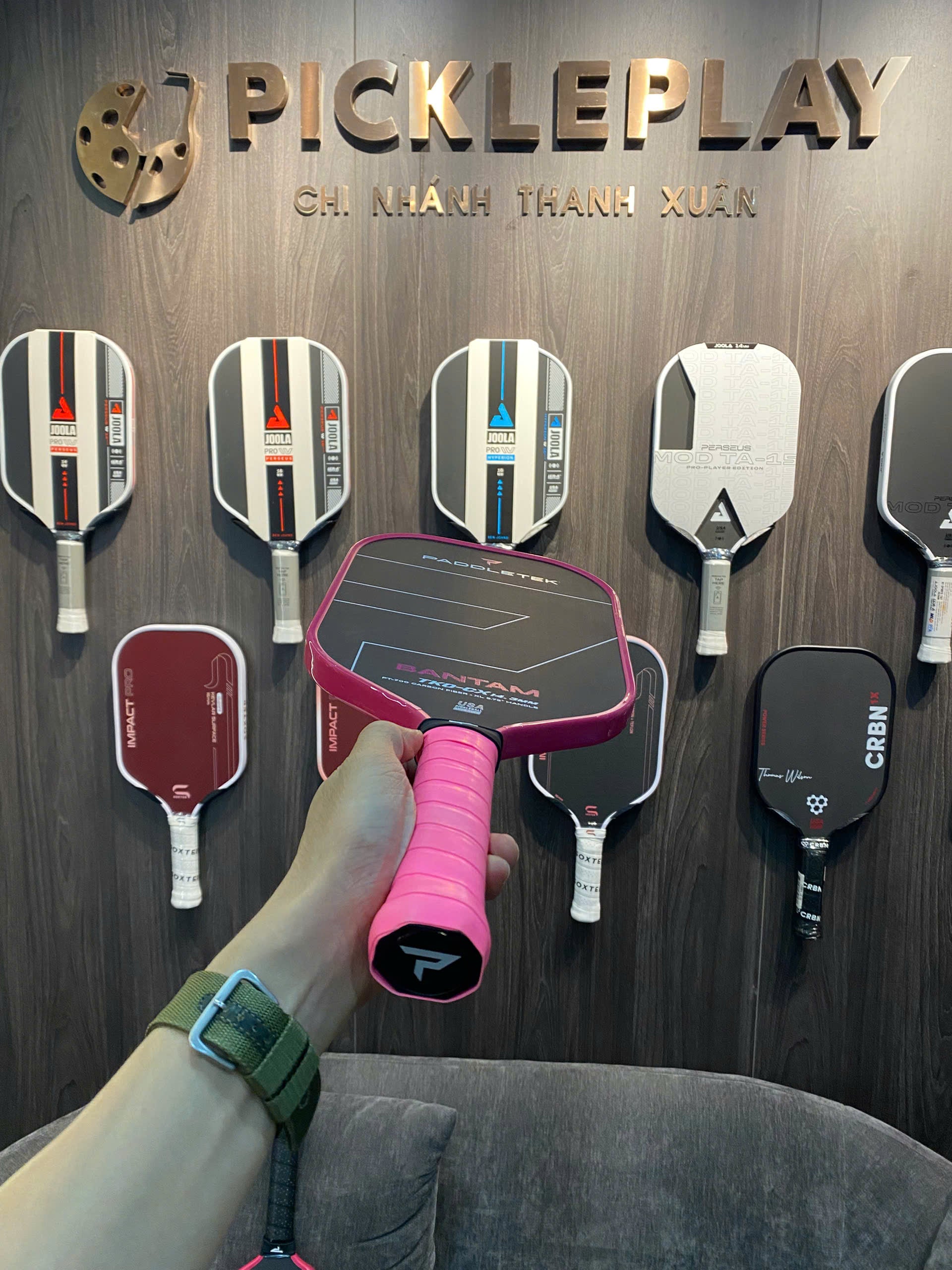 Thanh lý vợt Paddletek TKO-CX 14.3mm đánh 2 tuần