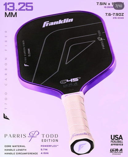 Franklin C45° Parris Todd Edition Pickleball Racket