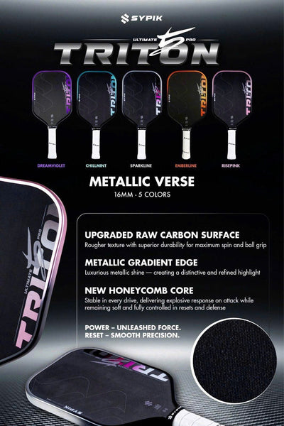 Sypik Pro Tour Ultimate Triton 5 Pickleball Racket