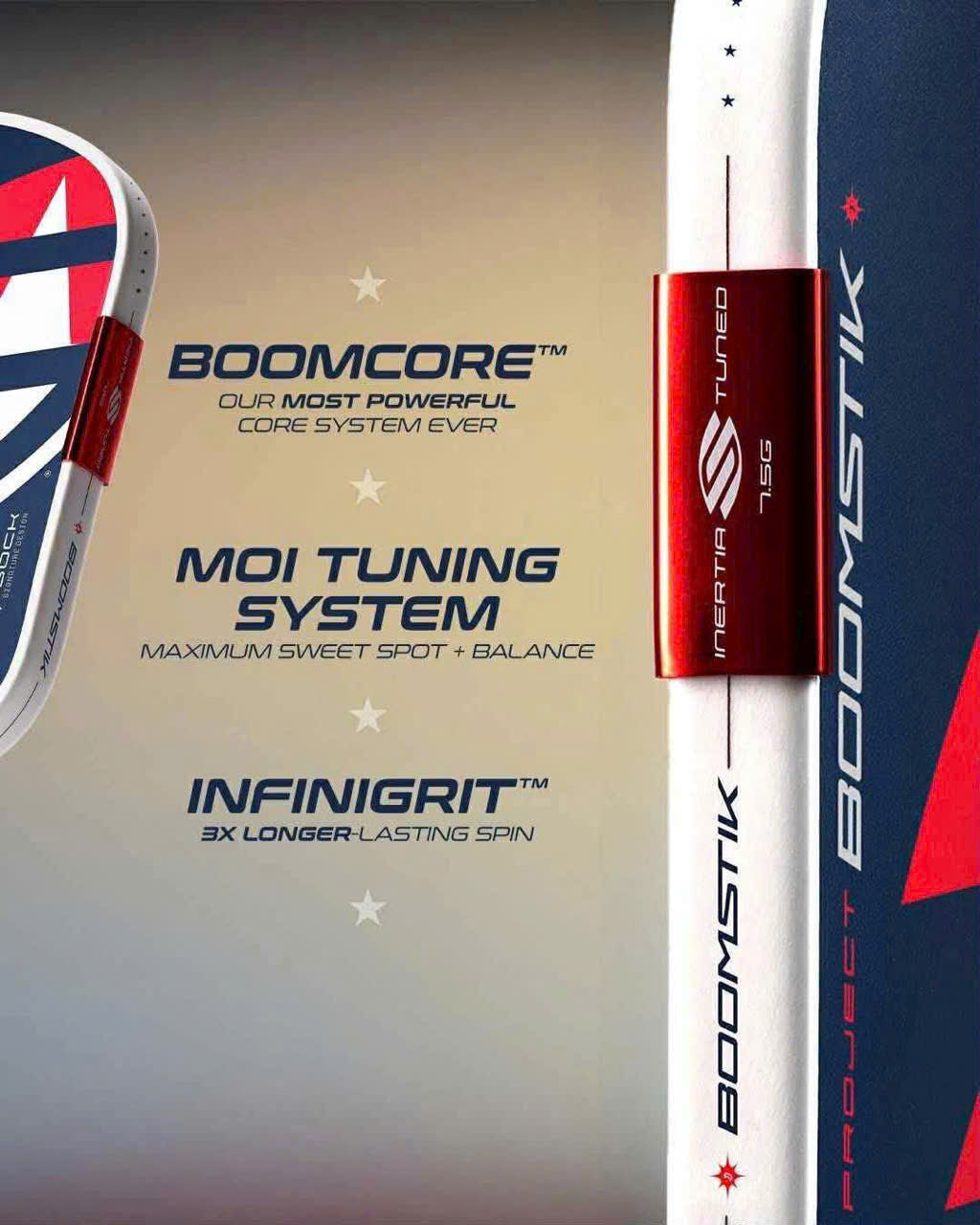 Pickleball Paddle Selkirk LABS Americana Boomstik - Asia Edition