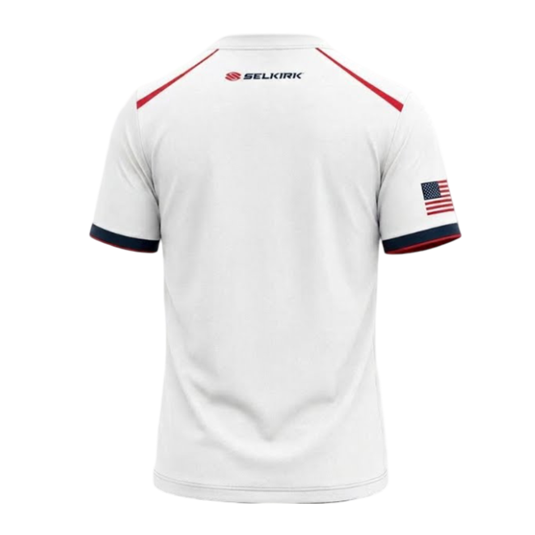 Selkirk The 1776 Capsule Performance T-Shirt White Edition Pickleball Jersey
