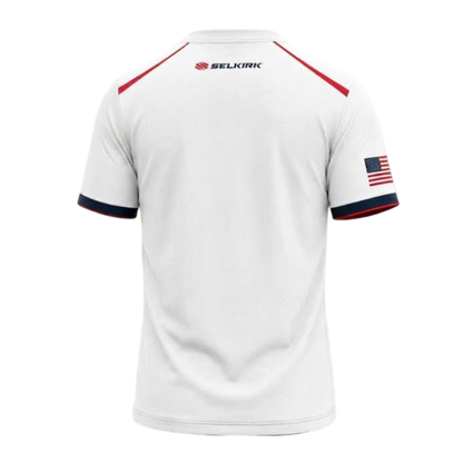 Selkirk The 1776 Capsule Performance T-Shirt White Edition Pickleball Jersey