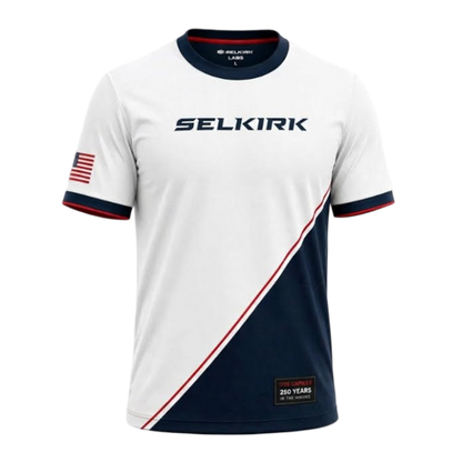 Selkirk The 1776 Capsule Performance T-Shirt White Edition Pickleball Jersey