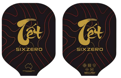 Vợt Pickleball Six Zero Black Opal - Phiên bản Tết 2026