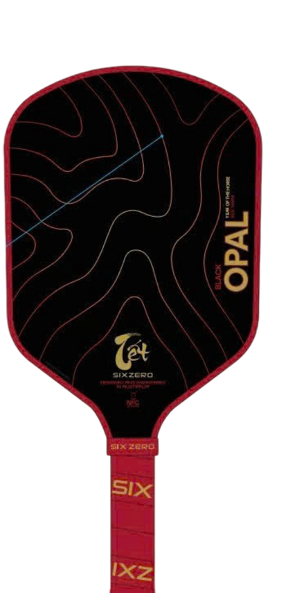 Vợt Pickleball Six Zero Black Opal - Phiên bản Tết 2026