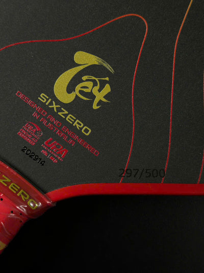 Six Zero Black Opal Pickleball Paddle - Lunar New Year 2026 Edition