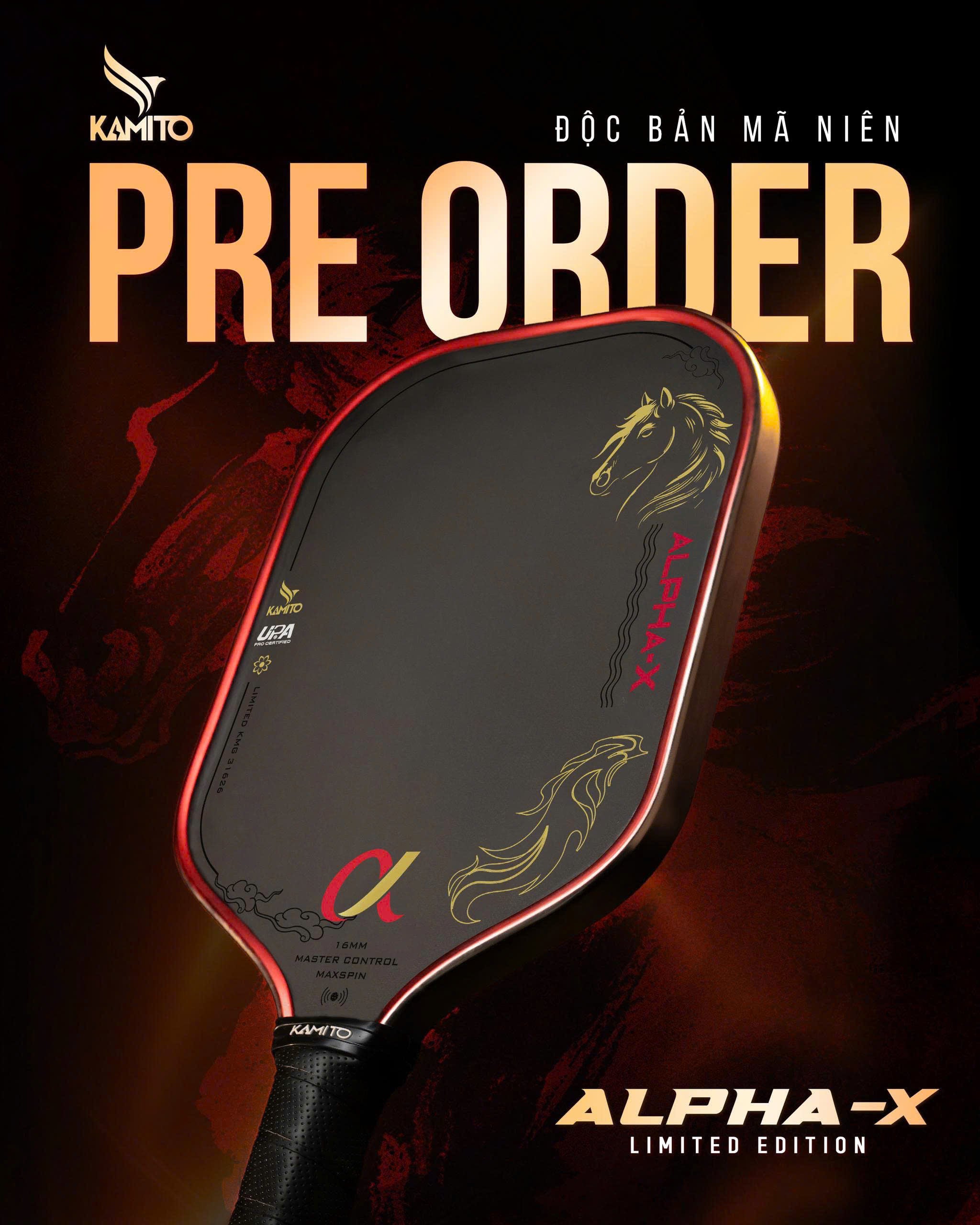 KAMITO ALPHA-X ピックルボールパドル 専用カバー付 Pickleball Paddle Kamito Alpha-X Exclusive Dragon Year Edition