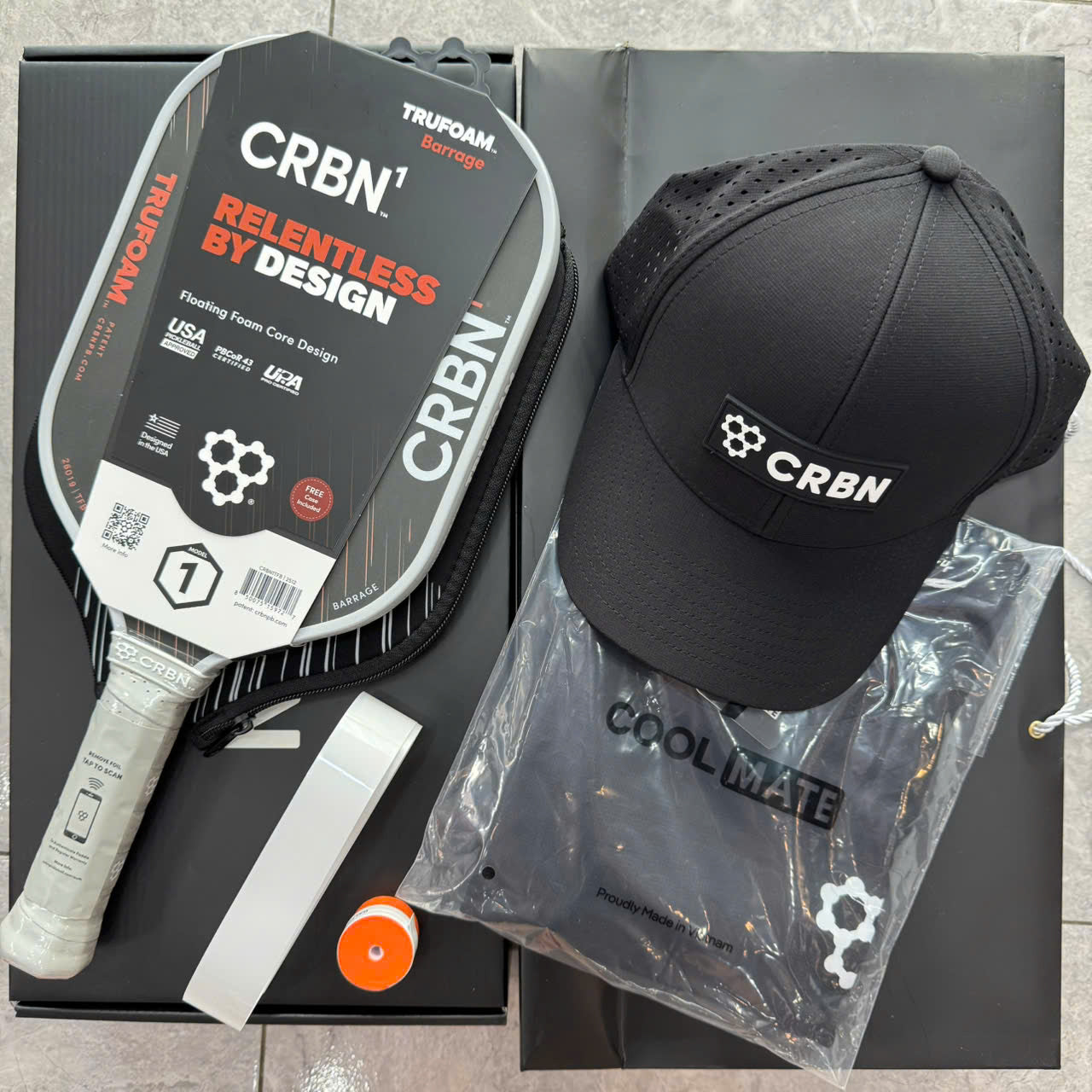 CRBN² TruFoam Barrage Pickleball Paddle – PicklePlay Việt Nam
