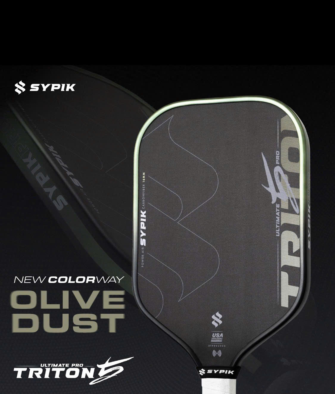 Sypik Triton 5 Pickleball Paddle New Color - Summer Edition